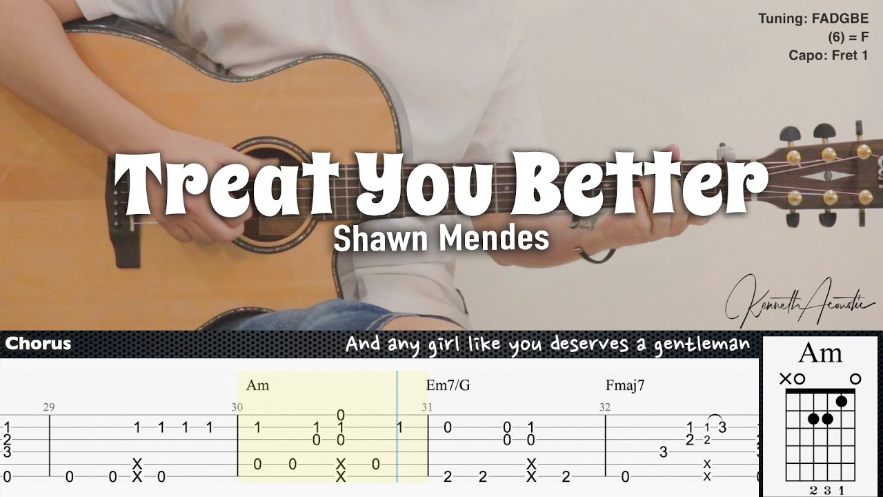 treat you better chords