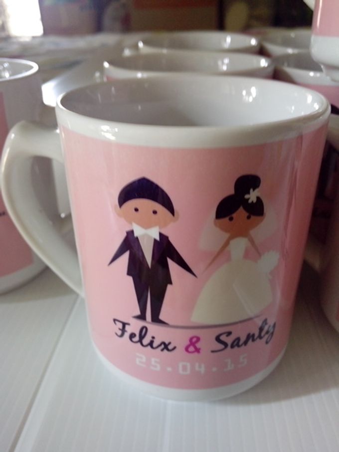 mug souvenir for wedding