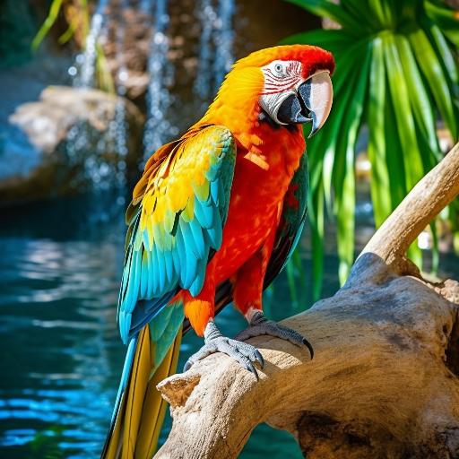 tropical parrot crossword clue