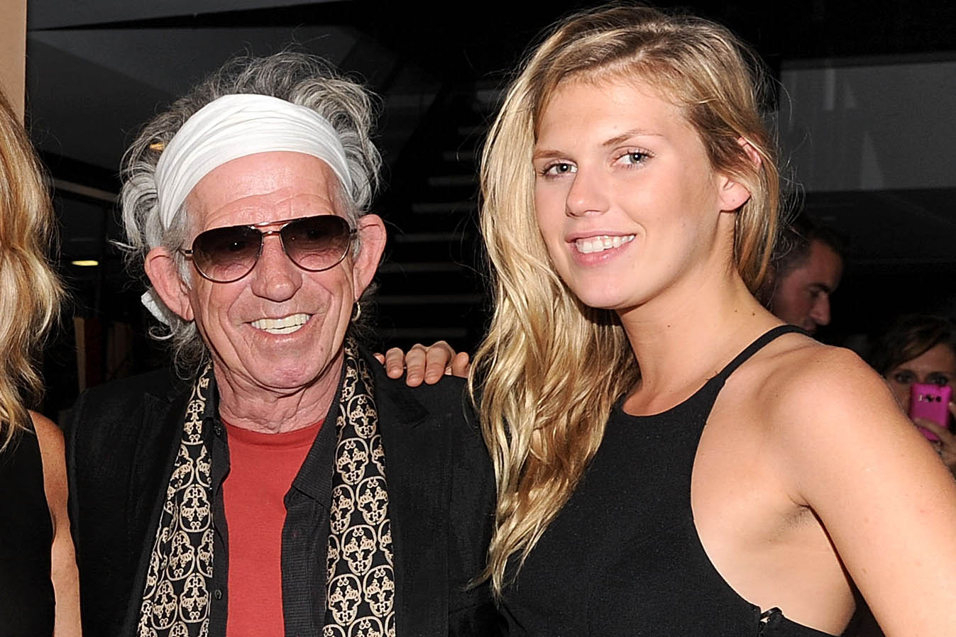 keith richards wife and daughters