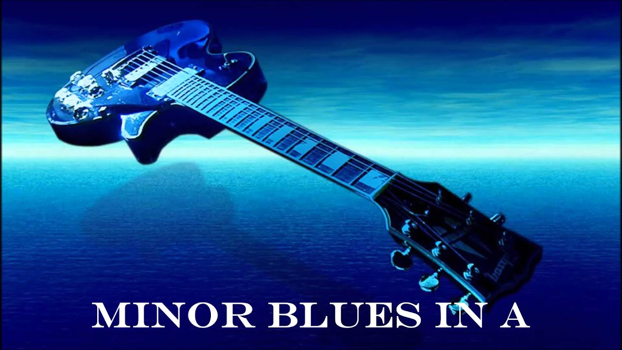 am blues backing track