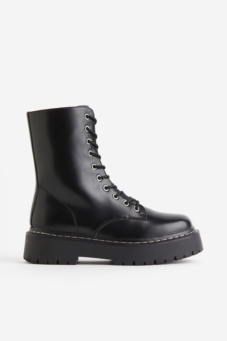 black boots h&m