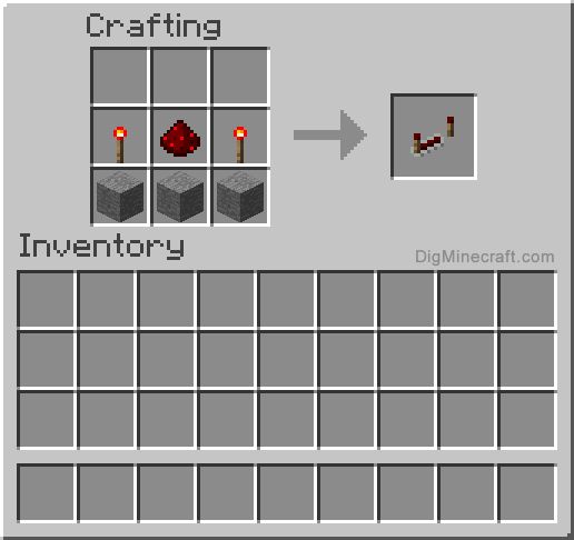 redstone repeater recipe