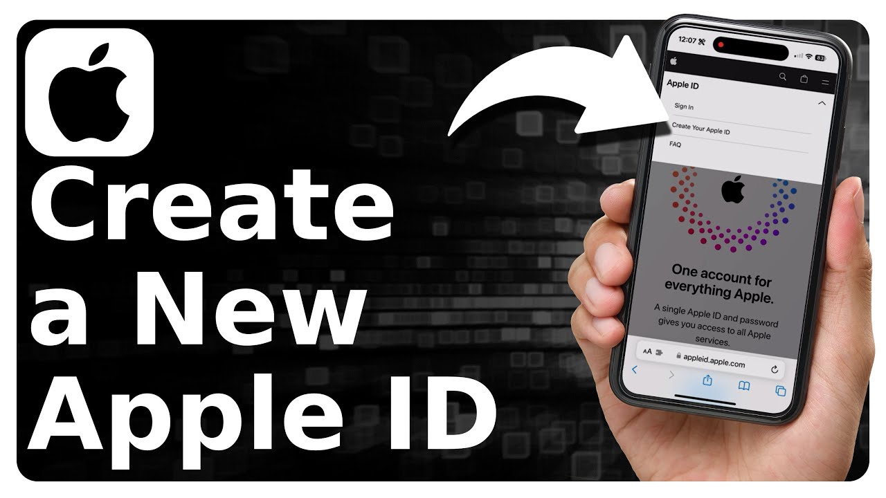 how to create a new apple id