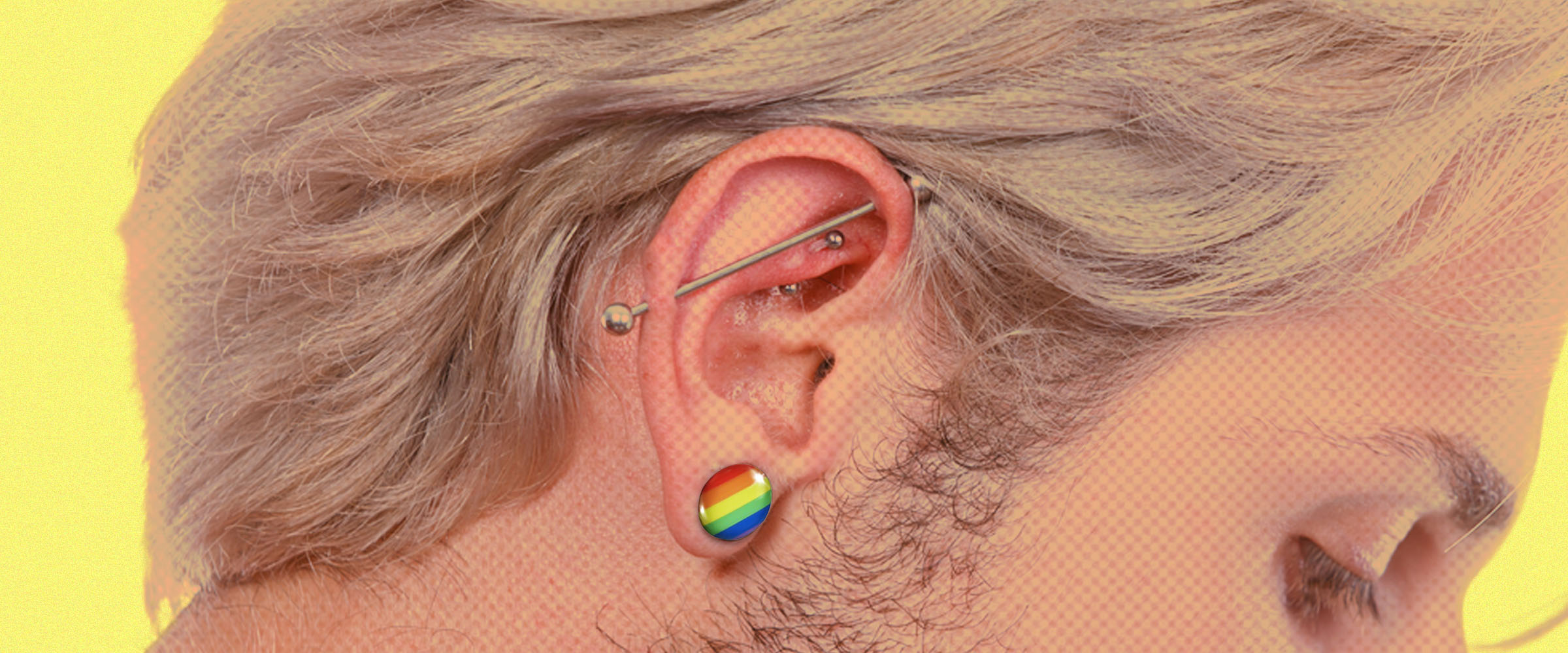 gay ear pierced