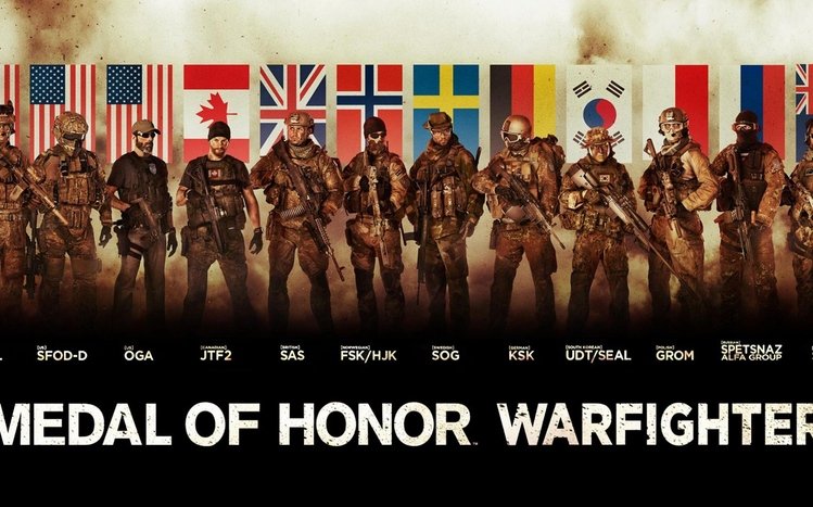 medal of honor warfighter theme