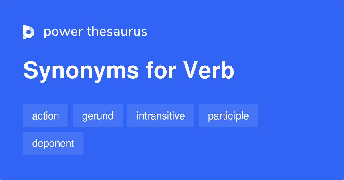 verb synonym