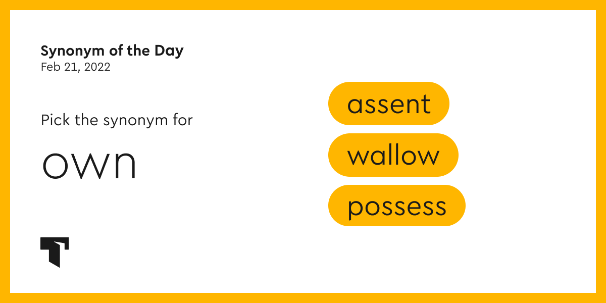 antonym for possess