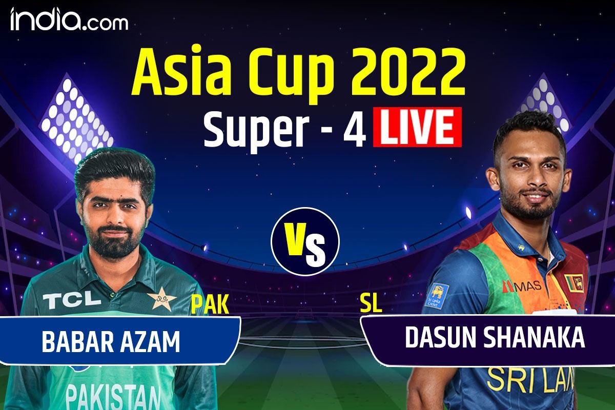 pakistan v sri lanka live score