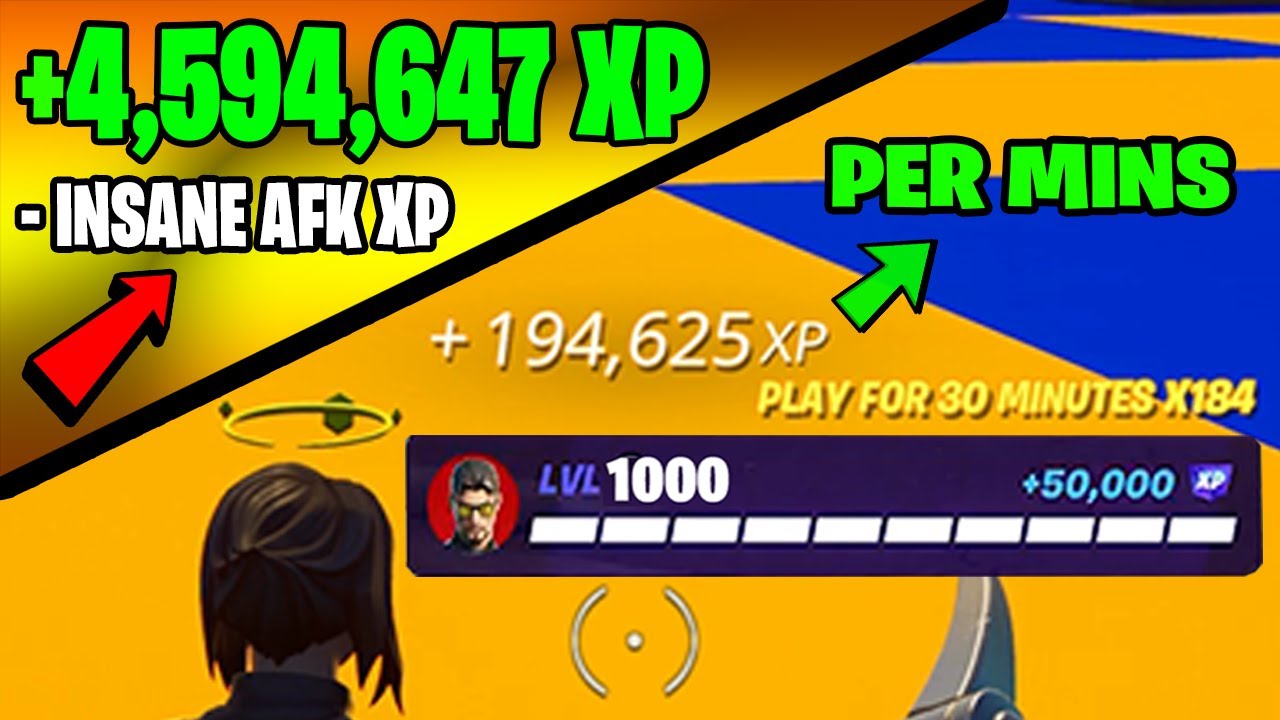 afk xp map fortnite