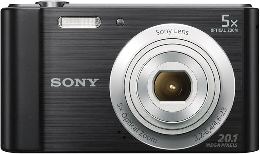 sony cyber shot dsc w800 20.1 mp digital camera black