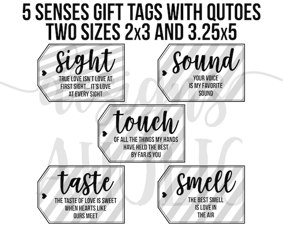 5 senses gift for him ideas