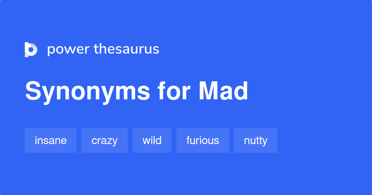 mad thesaurus