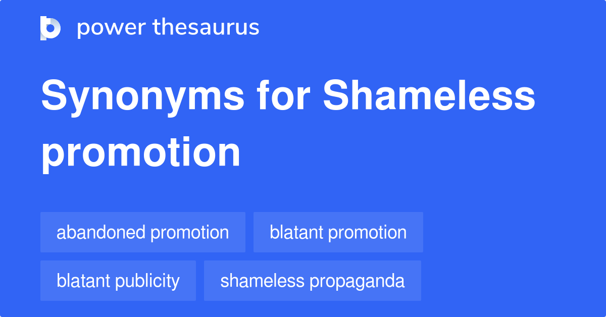 promotion synonyms