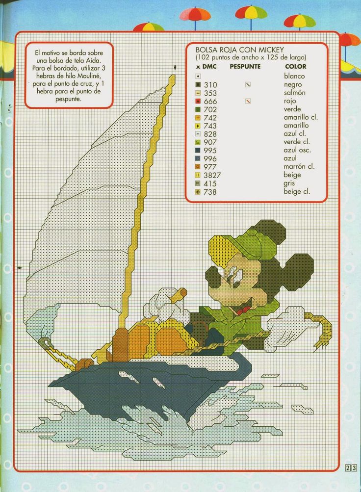 revistas punto de cruz disney pdf