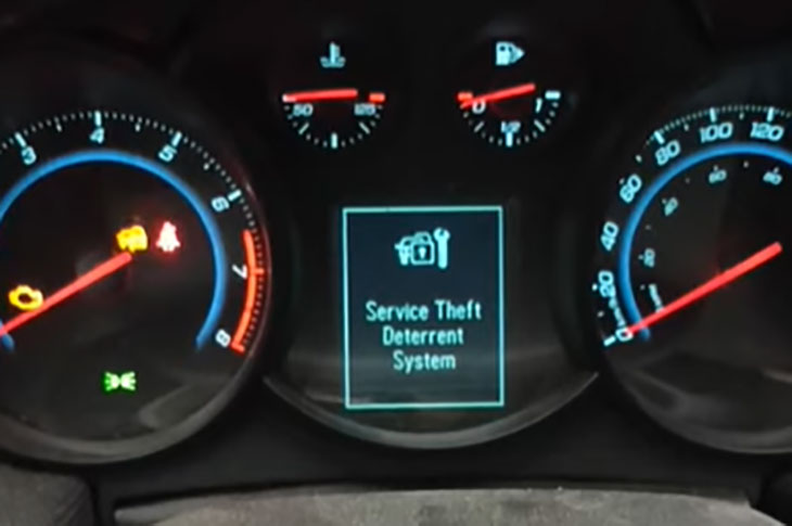 service theft deterrent system chevy malibu 2015