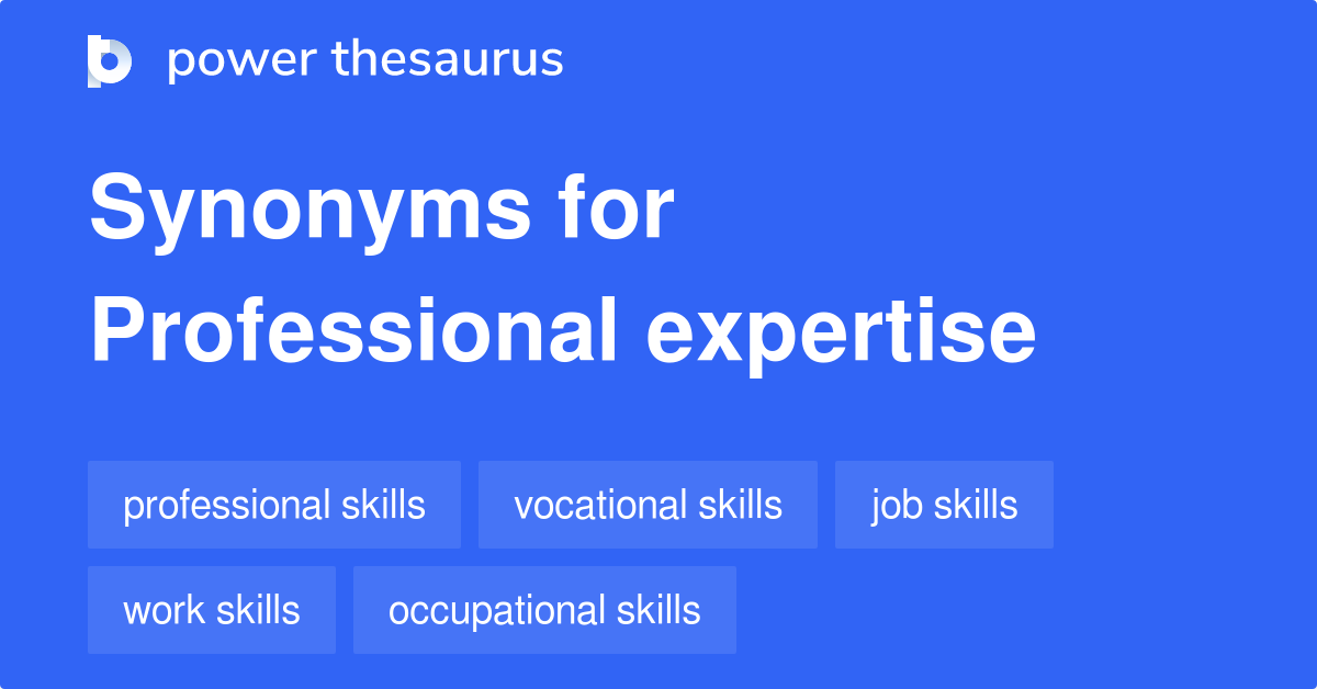 thesaurus expertise