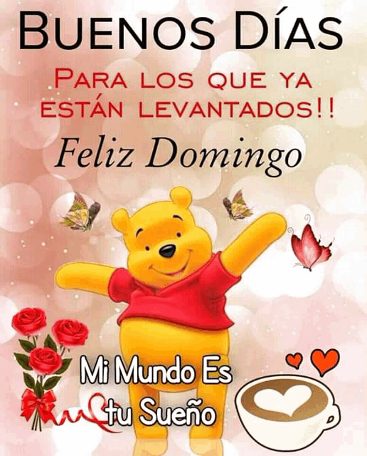 buenos días feliz domingo