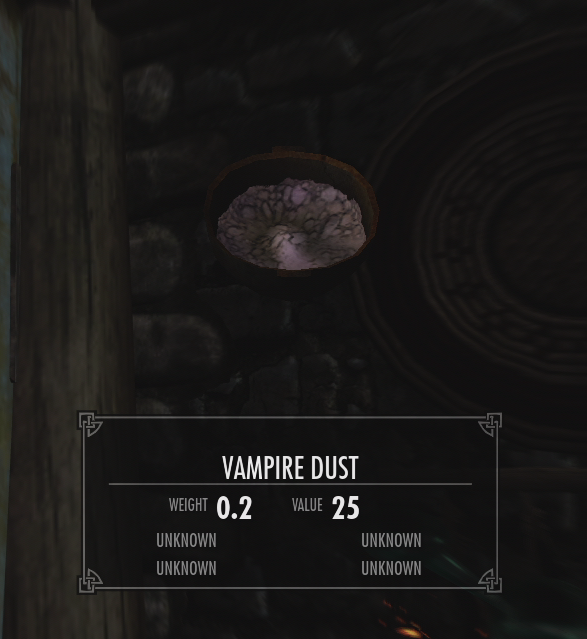 where can i find vampire dust in skyrim