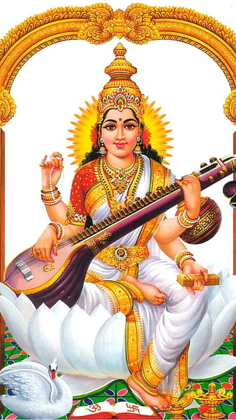 maa saraswati photo hd wallpaper download