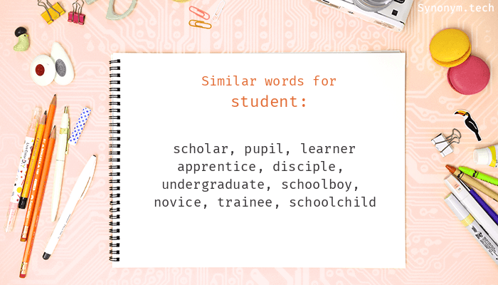 student synonym english