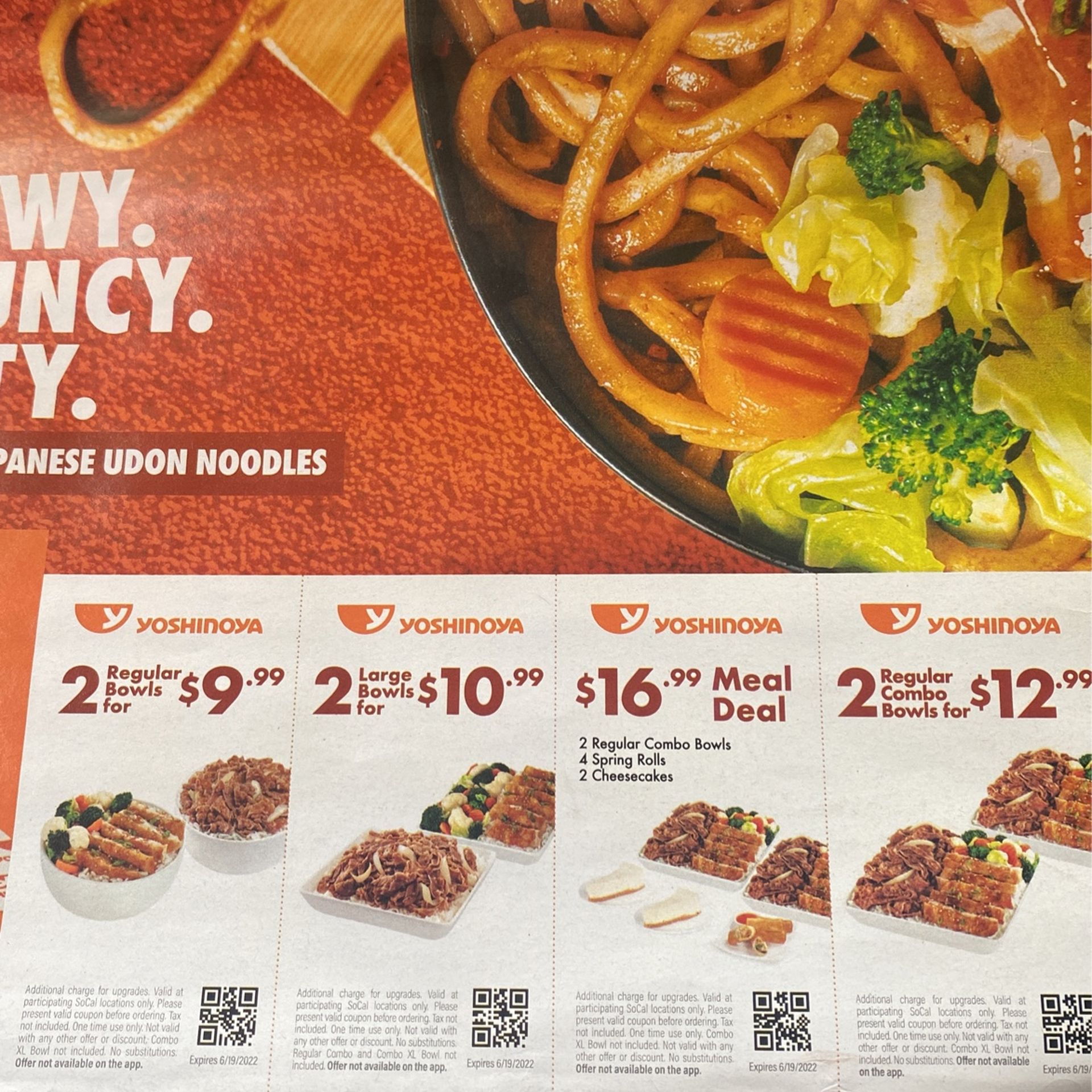 yoshinoya cupons