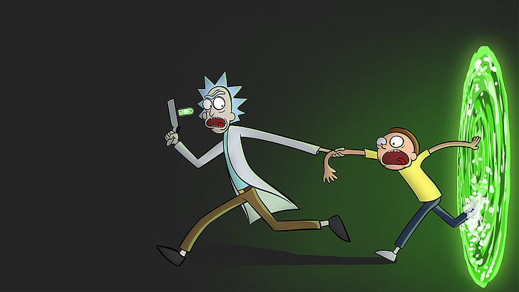 rick y morty fondo de pantalla pc