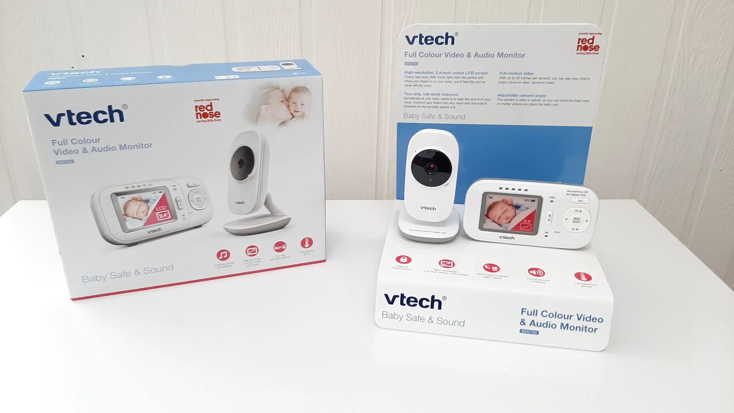 vtech bm2700 full colour video & audio baby monitor