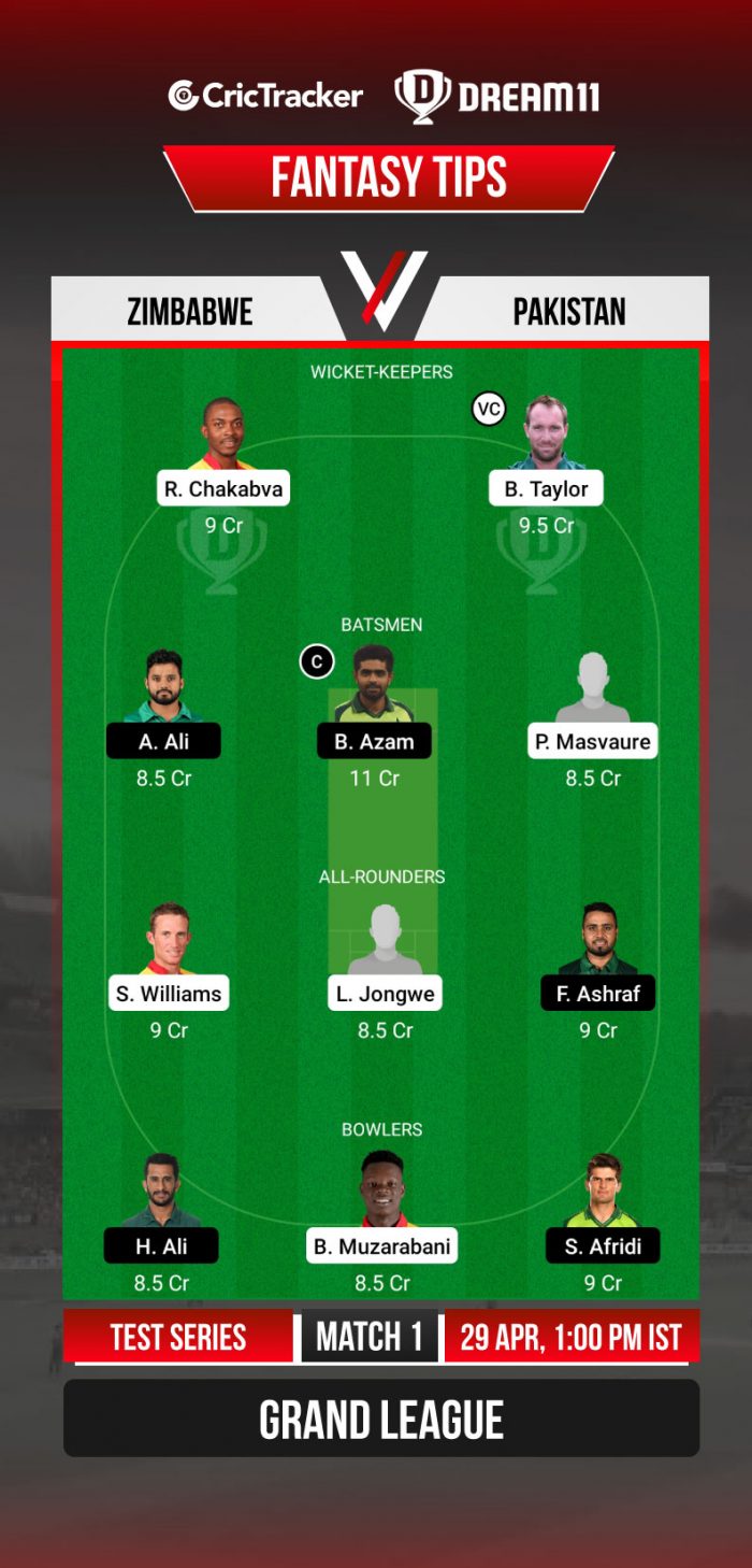 pak vs zim dream11 prediction today match