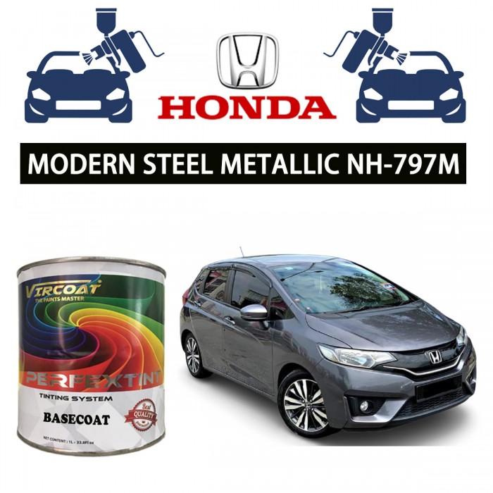 honda modern steel metallic color code