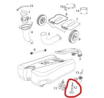 thetford smart tote 2 replacement hose