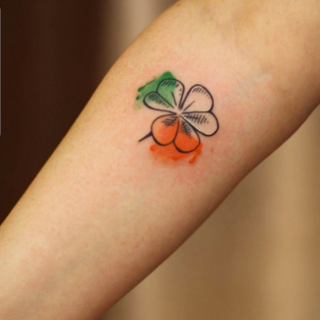 irish shamrock tattoo