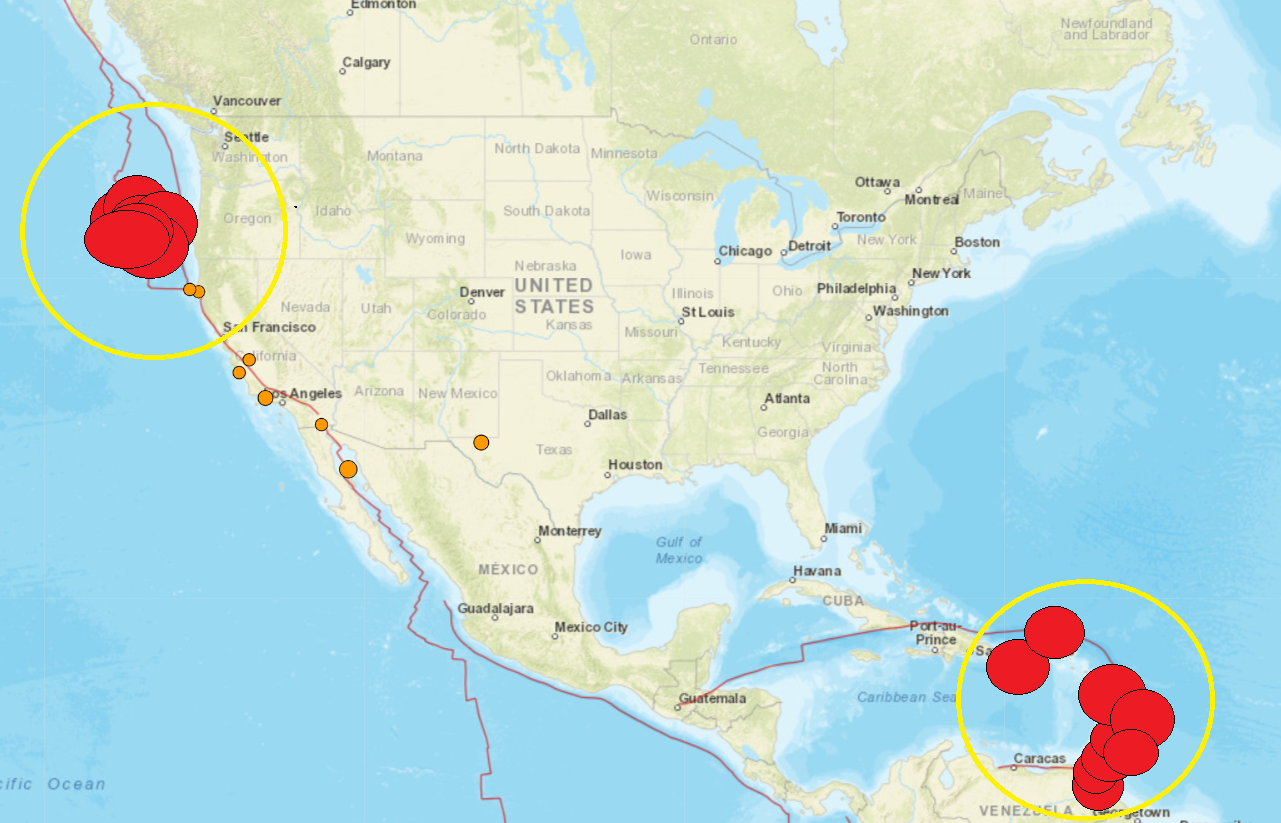 earthquake now