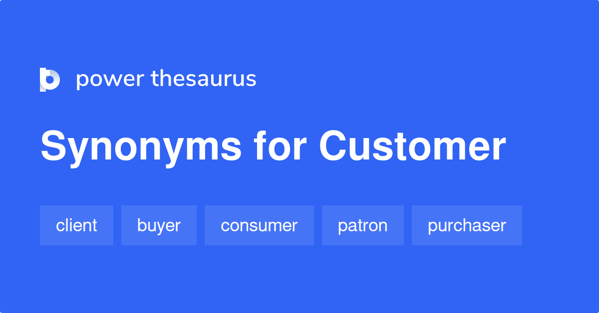 customer thesaurus