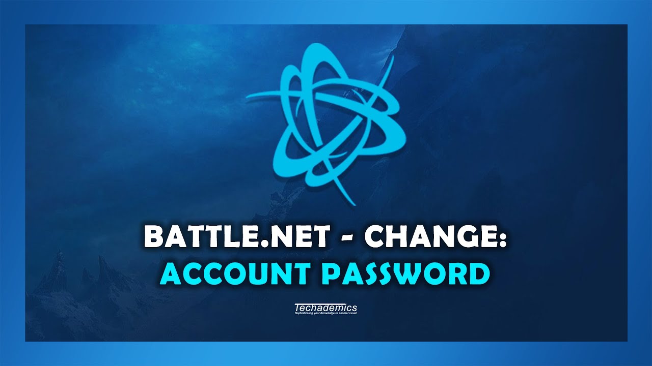 battle net change password