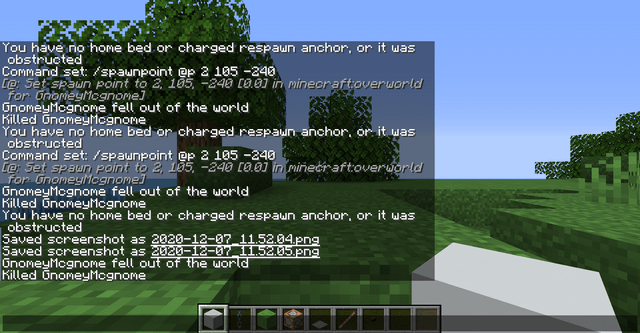 minecraft change spawn point