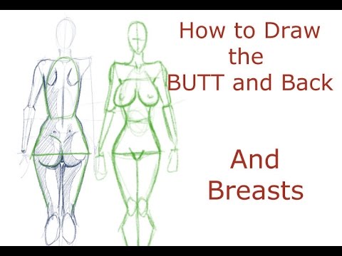 how to draw a bum