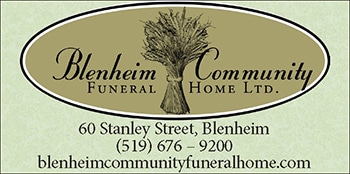 blenheim community funeral home blenheim ontario