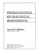 fundamentals of electrical engineering bobrow