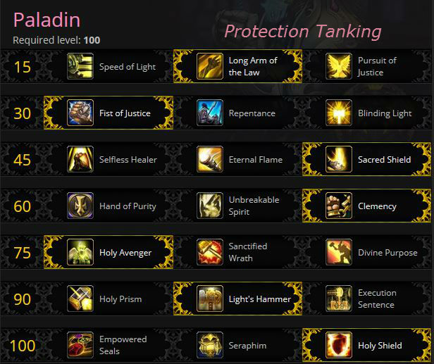 paladin tank spec