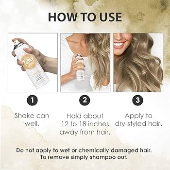 temporary blonde spray for hair