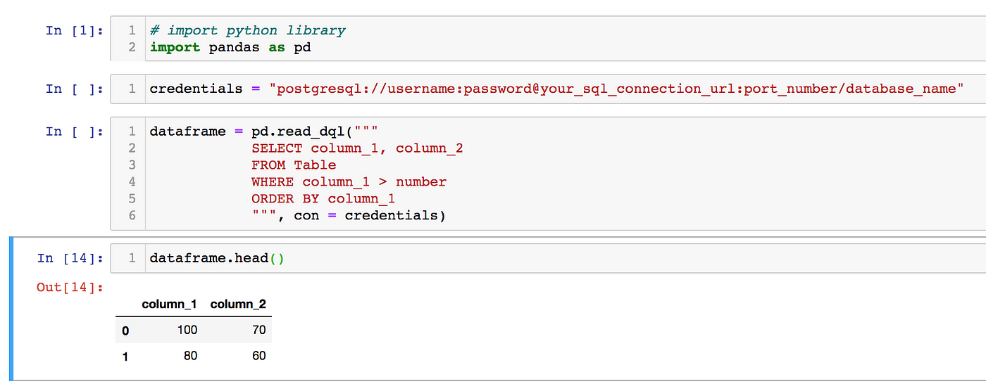 pandas read_sql_query