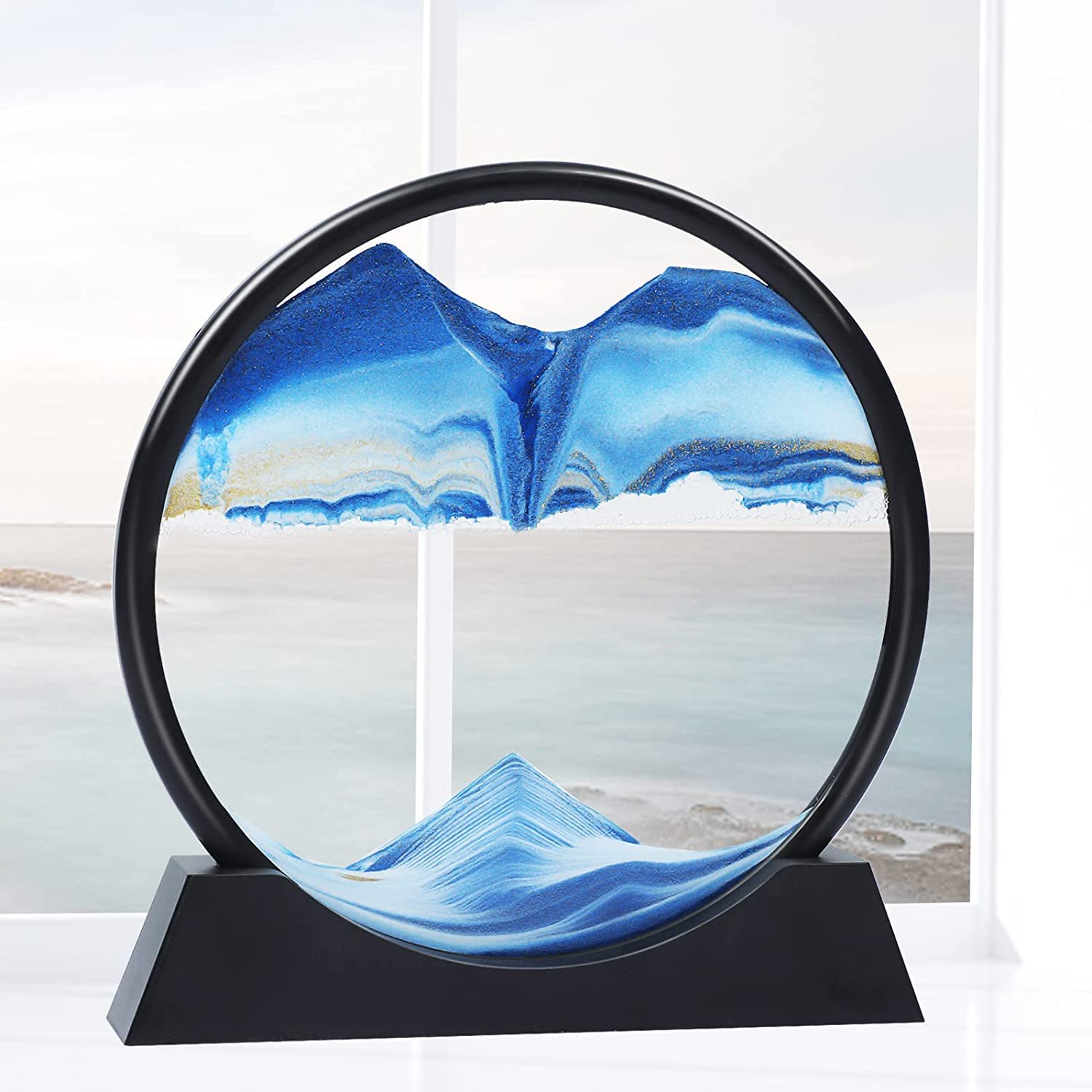 sand art in glass