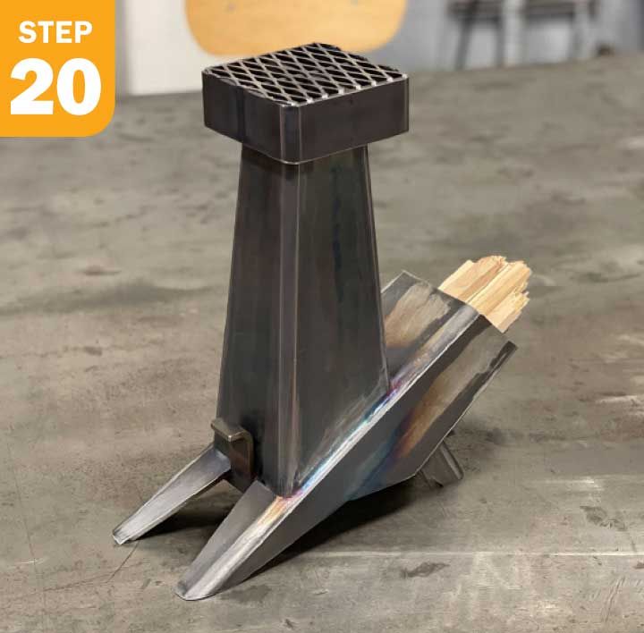 rocket stove steel