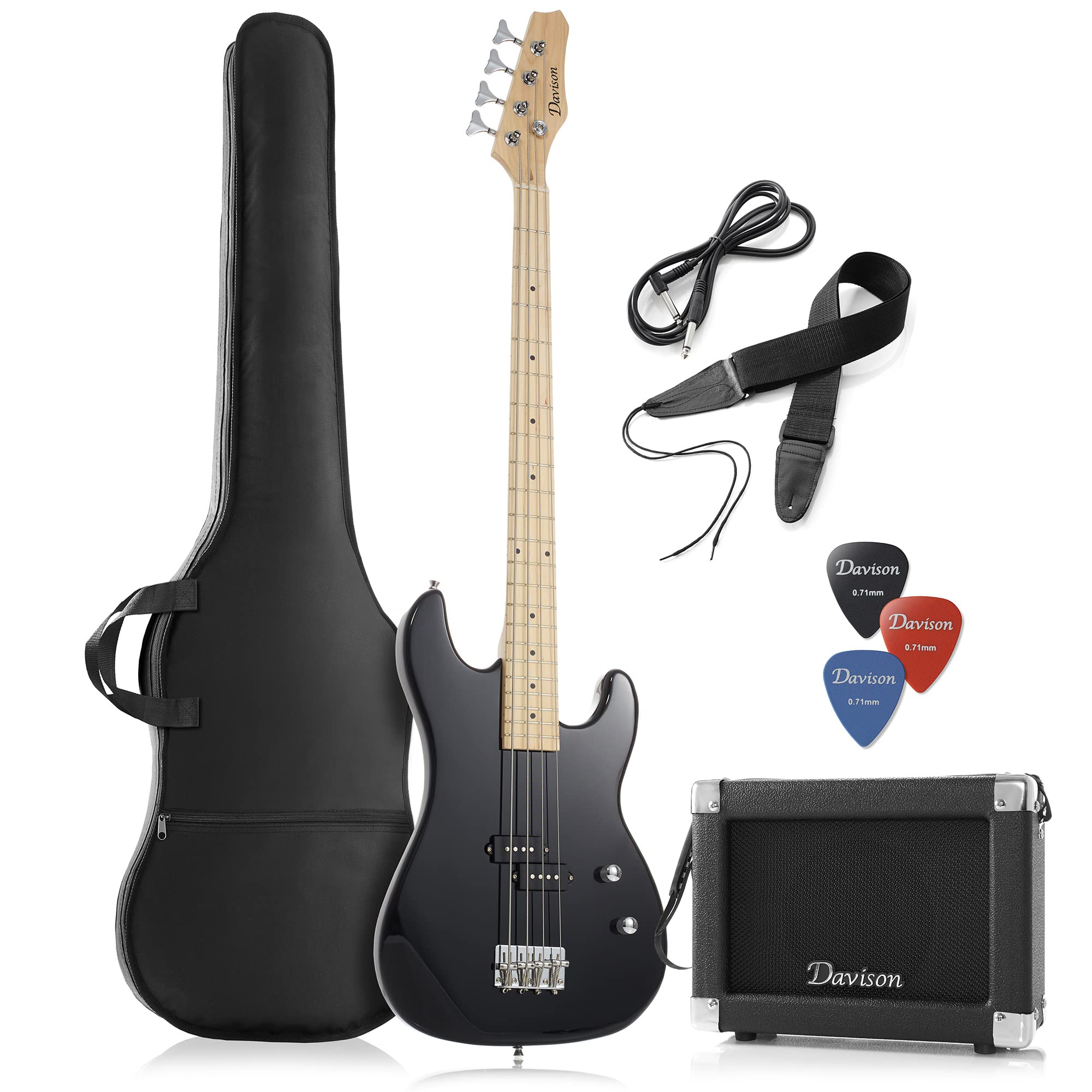 bass guitar and amp combo