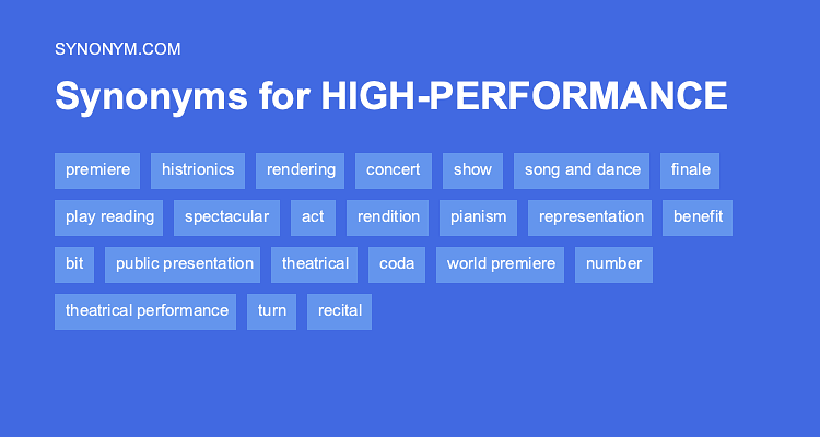 performance synonym