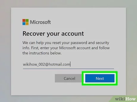 how to recover my hotmail email account