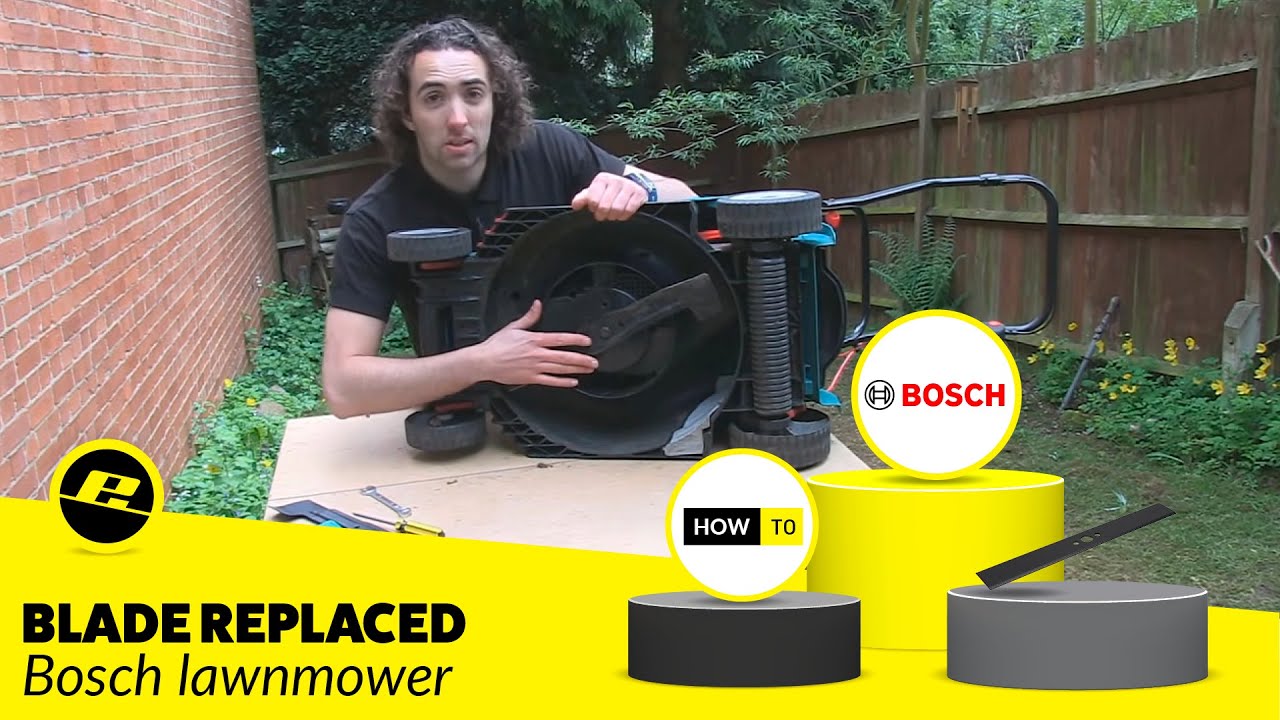 bosch lawn mower blade replacement