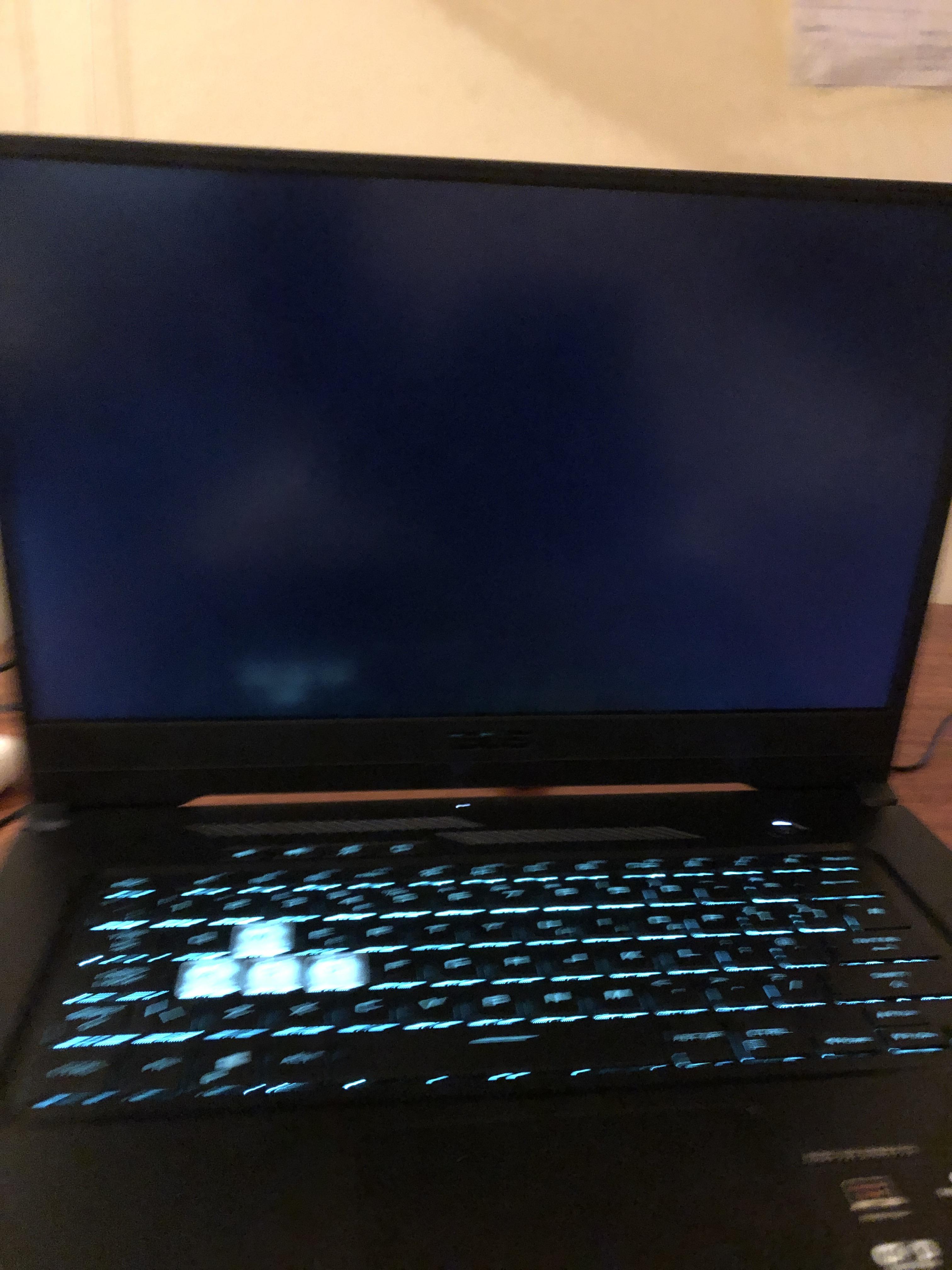 how to fix a asus laptop black screen