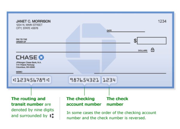 chase bank routing number california